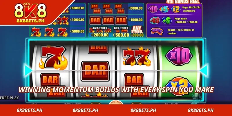 Winning momentum builds with every spin you make